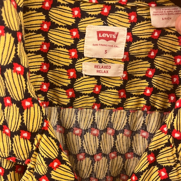 Levi's Shirt Mens Button down S/P - Picture 9 of 14